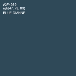 #2F4959 - Blue Dianne Color Image